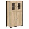 vidaXL sonoma t&ouml;lgy szerelt fa magasszekr&eacute;ny 62 x 32 x 106,5 cm