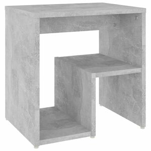 vidaXL betonsz&uuml;rke szerelt fa &eacute;jjeliszekr&eacute;ny 40 x 30 x 40 cm