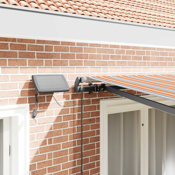 vidaXL Beh&uacute;zhat&oacute; napellenző Soksz&iacute;nű 350 x 250 cm sz&ouml;vet