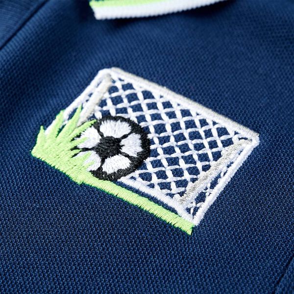 Tengerészkék gyerekpólóing 128