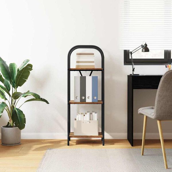 vidaXL K&ouml;nyvespolc &Ouml;reg fa 40 x 30 x 109 cm Faanyag