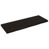 vidaXL s&ouml;t&eacute;tbarna kezelt t&ouml;m&ouml;r t&ouml;lgyfa asztallap 140x50x(2-6) cm