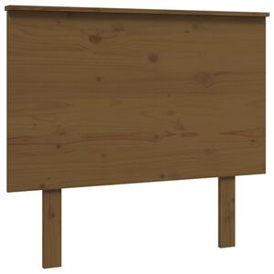 vidaXL m&eacute;zbarna t&ouml;m&ouml;r fenyőfa &aacute;gyfejt&aacute;mla 94x6x82,5 cm