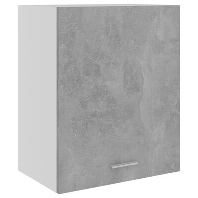 vidaXL 2 db betonszürke forgácslap függő szekrény 50 x 31 x 60 cm