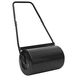 vidaXL fekete gyephenger 63 cm 50 L