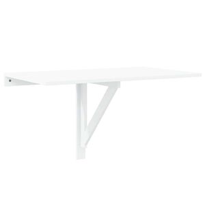 vidaXL magasf&eacute;nyűfeh&eacute;r szerelt fa &ouml;sszecsukhat&oacute; fali asztal100x60x56cm