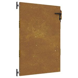 vidaXL corten ac&eacute;l kerti kapu 85 x 125 cm