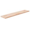 vidaXL kezeletlen t&ouml;m&ouml;r t&ouml;lgyfa polclap 100x20x2,5 cm