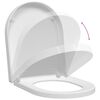 vidaXL WC &uuml;lőke &Aacute;ll&iacute;that&oacute; Feh&eacute;r 48 x 36,5 x 4,5 cm Polipropil&eacute;n