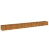 vidaXL Corten ac&eacute;l kerti magas&aacute;gy&aacute;s 482 x 50 x 36 cm