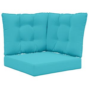 vidaXL K&uuml;lt&eacute;ri kanap&eacute; p&aacute;rna Poli&eacute;szter T&uuml;rkiz 50,5 x 50,5 cm