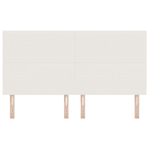 vidaXL Fejt&aacute;mla fejt&aacute;ml&aacute;val Kr&eacute;m 180 cm Műbőr