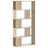 vidaXL 5 szintes sonoma t&ouml;lgy sz&iacute;nű fa k&ouml;nyvespolc 80,5x23,5x162,5 cm