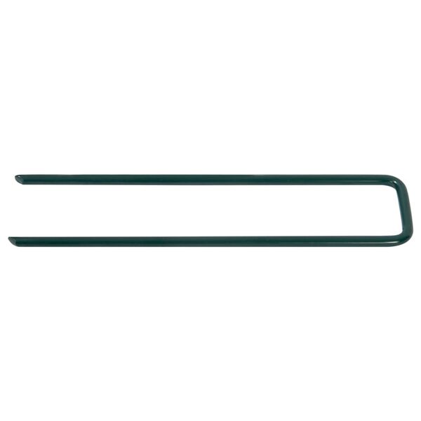 vidaXL 20 db U-alak&uacute; vas műfű r&ouml;gz&iacute;tő t&uuml;ske