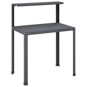 vidaXL &Uuml;ltetőasztal 100 x 50 x 104 cm Porsz&oacute;rt ac&eacute;l Antracitsz&uuml;rke