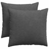 vidaXL Kanap&eacute; p&aacute;rn&aacute;k 2 pcs S&ouml;t&eacute;tsz&uuml;rke 45 x 45 cm B&aacute;rsonyos sz&ouml;vet