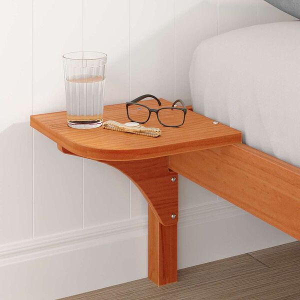 vidaXL &Aacute;gykeret Faggy&uacute; barna 120 x 200 cm T&ouml;m&ouml;r fenyőfa