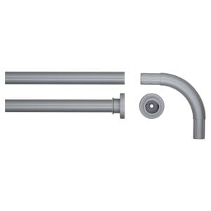 Sealskin matt sz&uuml;rke sarokzuhany-f&uuml;gg&ouml;nytart&oacute; r&uacute;d 90 x 90 cm