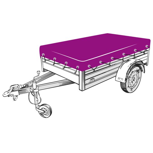 vidaXL fekete HDPE pótkocsiháló 2,5 x 3,5 m