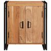 vidaXL &Eacute;jjeliszekr&eacute;ny Barna 66 x 35 x 76 cm t&ouml;m&ouml;r ak&aacute;cfa
