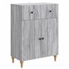 vidaXL Sz&eacute;f Sz&uuml;rke Sonoma 66 x 34,5 x 90 cm Szerelt Fa