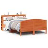 vidaXL viaszbarna t&ouml;m&ouml;r fenyőfa &aacute;gy matrac n&eacute;lk&uuml;l 120 x 190 cm