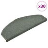 vidaXL 30 db s&ouml;t&eacute;tz&ouml;ld, f&eacute;lk&ouml;r alak&uacute;, nagy l&eacute;pcsőszőnyeg 65 x 24 x 4 cm