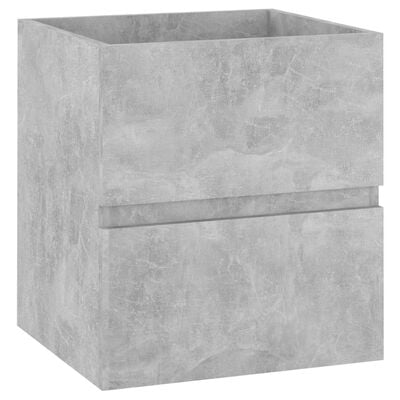 vidaXL betonszürke forgácslap mosdószekrény 41 x 38,5 x 45 cm