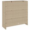 vidaXL T&aacute;rol&oacute;szekr&eacute;ny polcokkal ajt&oacute;val B&eacute;zs 100 x 36 x 102 cm Rattan