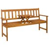 vidaXL Kerti pad 158 x 55 x 89 cm T&ouml;m&ouml;r Ak&aacute;cfa Term&eacute;szetes