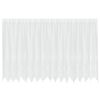 vidaXL Csipk&eacute;s F&uuml;gg&ouml;ny f&uuml;gg&ouml;ny&ouml;kkel Feh&eacute;r 160 x 400 cm Poli&eacute;szter