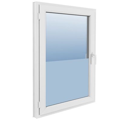 vidaXL 3 db tiszta matt PVC belátásgátló ablakfólia