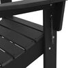 vidaXL Kerti pihenő bútor 2 pcs Fekete 74.5 x 80.5 x 90cm Műanyag