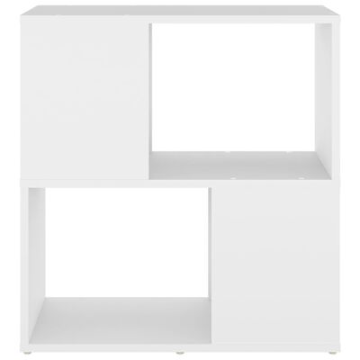 vidaXL fehér forgácslap könyvszekrény 60 x 24 x 63 cm