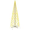 vidaXL kúp alakú karácsonyfa 1400 meleg fehér LED-del 160 x 500 cm
