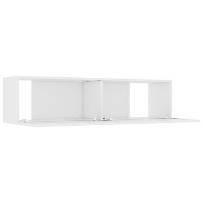 vidaXL fehér forgácslap TV-szekrény 120 x 30 x 30 cm