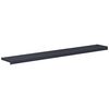 vidaXL Ablakp&aacute;rk&aacute;ny Antracit fa erezettel 160 x 25 x 4,5 cm PVC