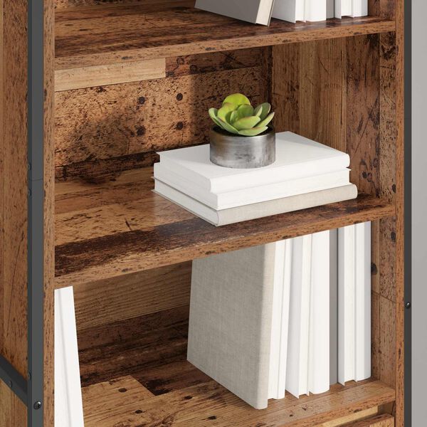 vidaXL Magas szekr&eacute;nyek 2 pcs &Ouml;reg fa 60 x 36 x 300 cm Faanyag