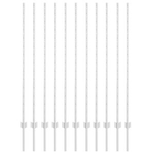 vidaXL Be&aacute;gyazott ker&iacute;t&eacute;soszlop 11 db Ez&uuml;st 180 cm Porsz&oacute;rt ac&eacute;l