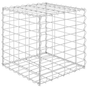 vidaXL kocka alak&uacute; ac&eacute;lhuzal gabion magas&aacute;gy&aacute;s 40 x 40 x 40 cm