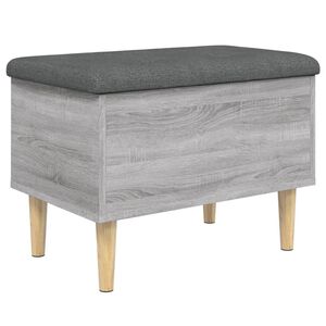 vidaXL sz&uuml;rke sonoma sz&iacute;nű szerelt fa t&aacute;rol&oacute;pad 62x42x46 cm