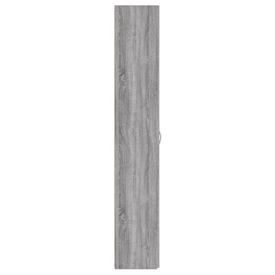 vidaXL szürke sonoma színű szerelt fa irodaszekrény 60 x 32 x 190 cm