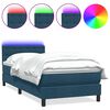 vidaXL s&ouml;t&eacute;tk&eacute;k b&aacute;rsony rug&oacute;s &eacute;s LED-es &aacute;gy matraccal 100x220 cm