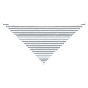 vidaXL Napernyő vitorla Vil&aacute;gossz&uuml;rke &eacute;s feh&eacute;r 4 x 4 x 5,8 m