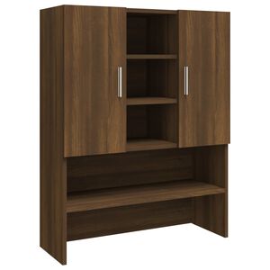 vidaXL barna t&ouml;lgysz&iacute;nű mos&oacute;g&eacute;pszekr&eacute;ny 70,5 x 25,5 x 90 cm