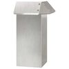 vidaXL Csiga ker&iacute;t&eacute;s Ez&uuml;st 13,5 x 13,5 x 25 cm Rozsdamentes ac&eacute;l