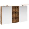 vidaXL F&uuml;rdőszobai Szekr&eacute;ny Szett 3 db 110 x 10,5 x 60,5 cm Szerelt fa