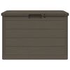 vidaXL barna polipropilén kültéri párnatartó láda 77,5 x 44,5 x 53 cm
