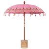 vidaXL Balin&eacute;z napernyő alappal R&oacute;zsasz&iacute;n &Oslash; 210-220 cm