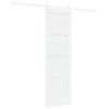 vidaXL Cs&uacute;sz&oacute; ajt&oacute; ORKDAL 61 x 198,5 cm Szerelt Fa Feh&eacute;r
